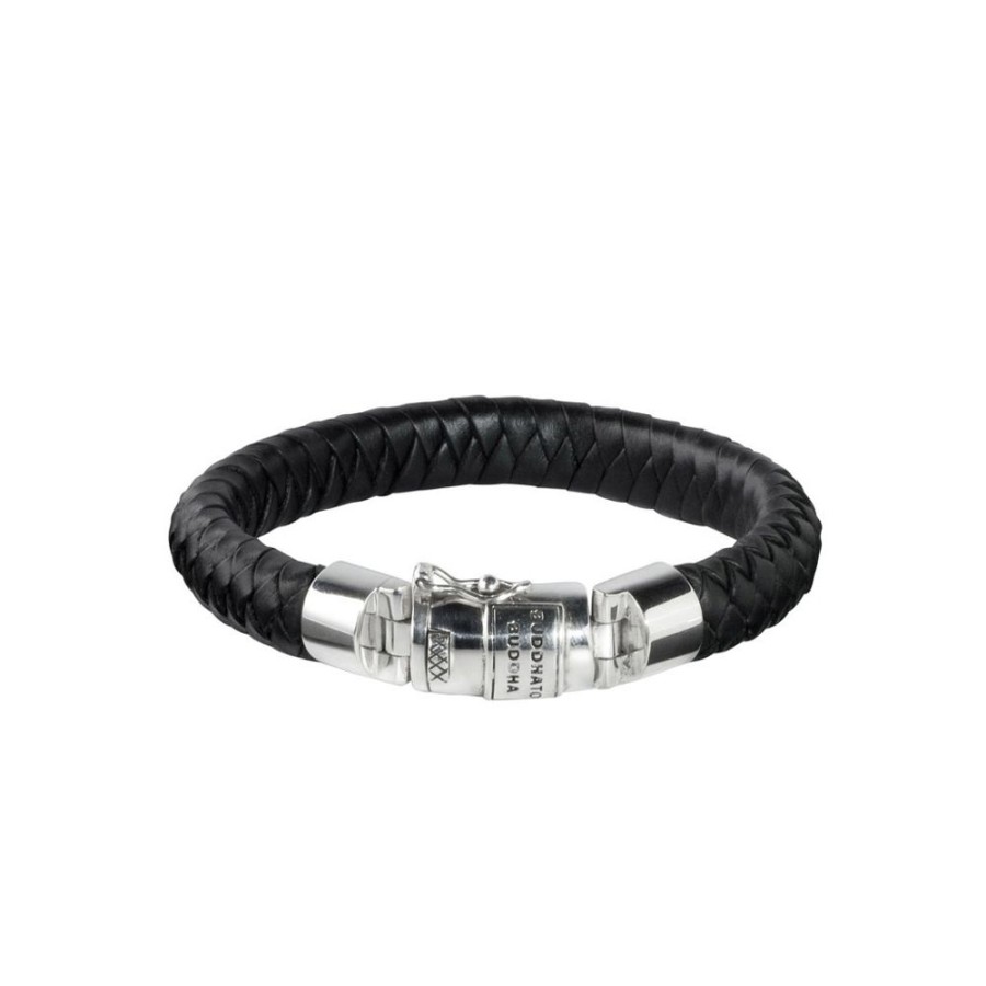 Sieraden Buddha to Buddha | Buddha To Buddha Armband 544 Ben Leather Black