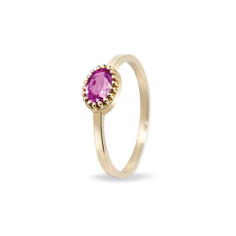 Sieraden Miss Spring | Miss Spring Ring Ma Petite Roze Tourmaline Msr510Rt