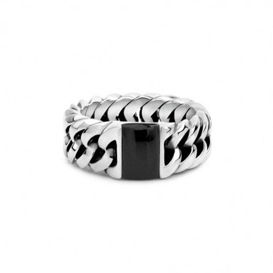 Sieraden Buddha to Buddha | Buddha To Buddha Ring 603 Chain Onyx