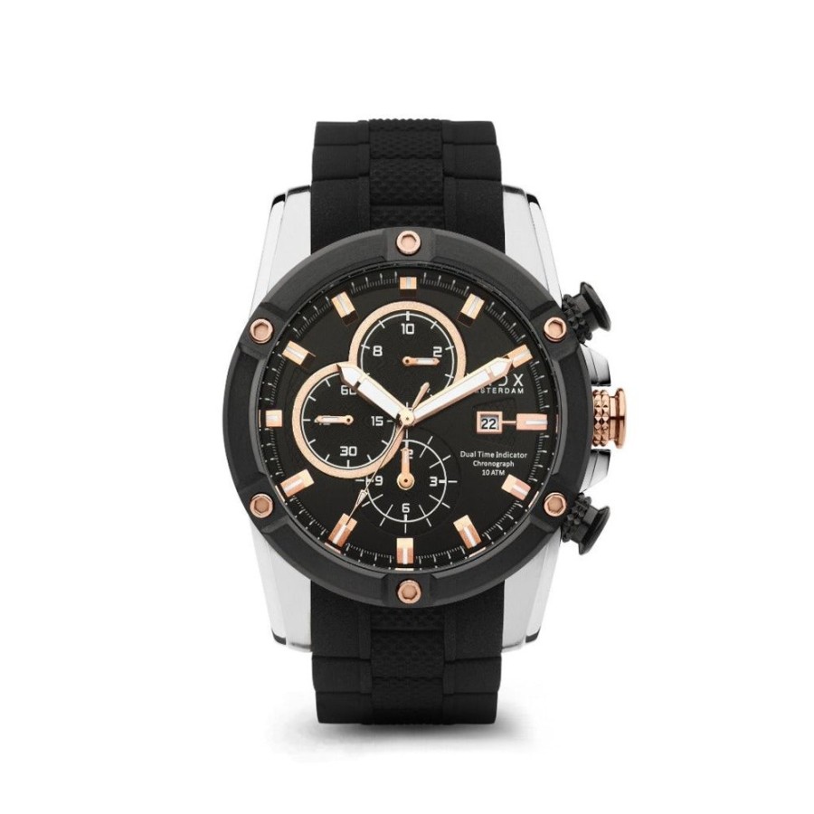 Horloges VNDX | Vndx Horloge Ls33047-01 Young Rebel Big Boy Zilver Zwart