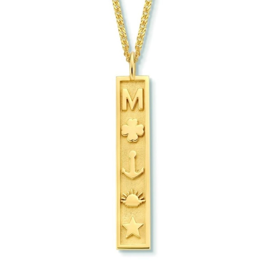 Sieraden Minitials | Minitials Vertical Edge Bedel