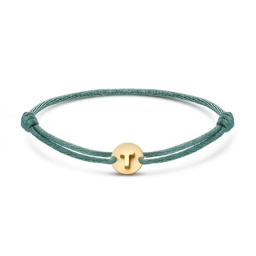 Sieraden Minitials | Minitials Disc Signature Satijn Armband