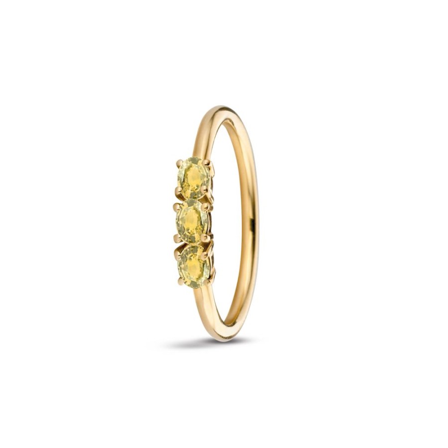 Sieraden Miss Spring | Miss Spring Ring Tres Gele Saffier Msr702-Gesa