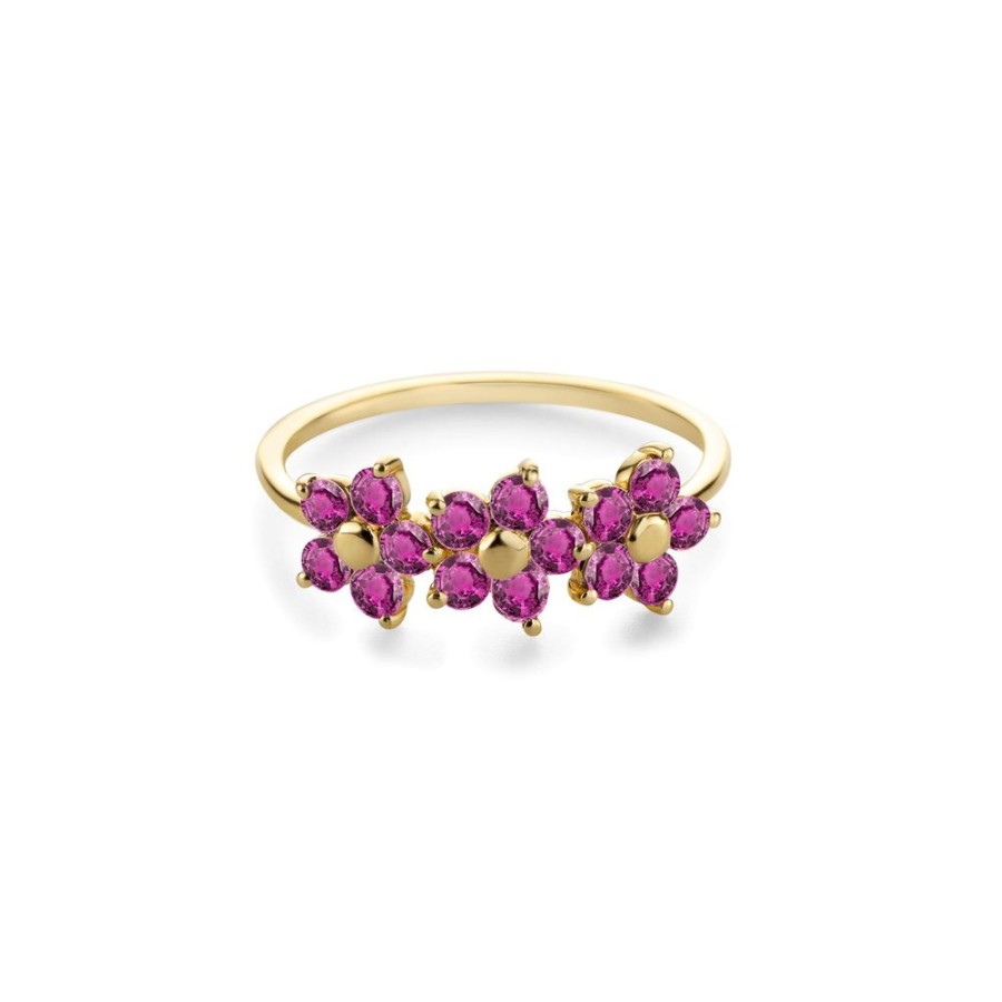 Sieraden Miss Spring | Miss Spring Ring In Full Bloom Hot Pink Iii Msr730Hp3