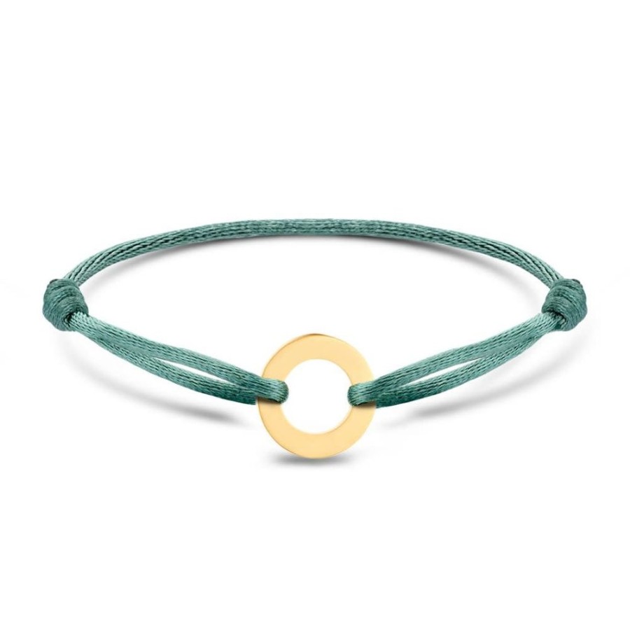 Sieraden Minitials | Minitials Circle Of Love Satijn Armband