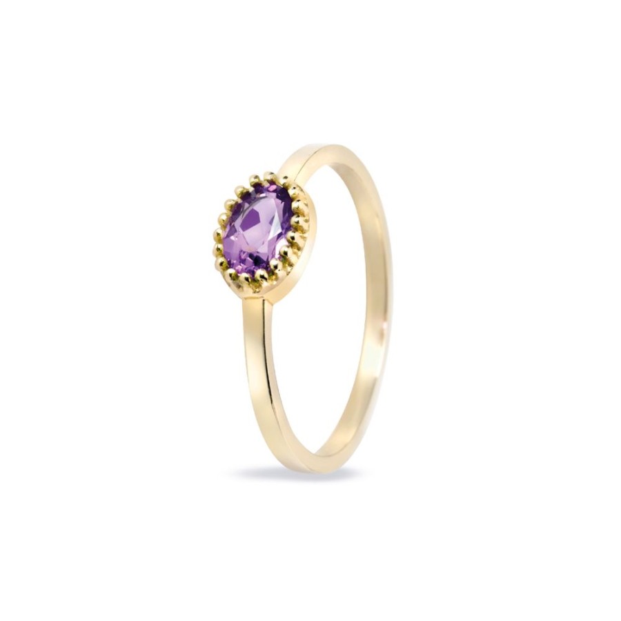 Sieraden Miss Spring | Miss Spring Ring Ma Petite Amethist Msr510-Am