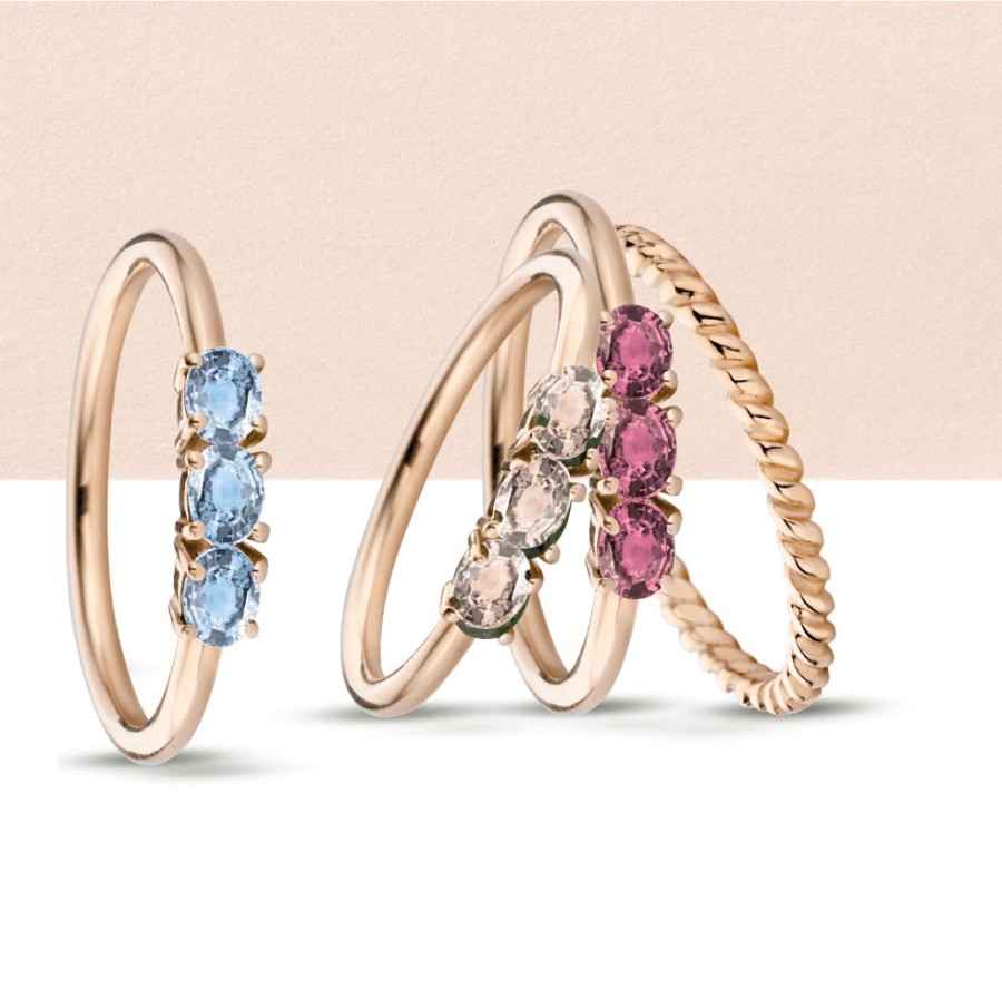 Sieraden Miss Spring | Miss Spring Ring Tres Aquamarijn Msr702-Aq