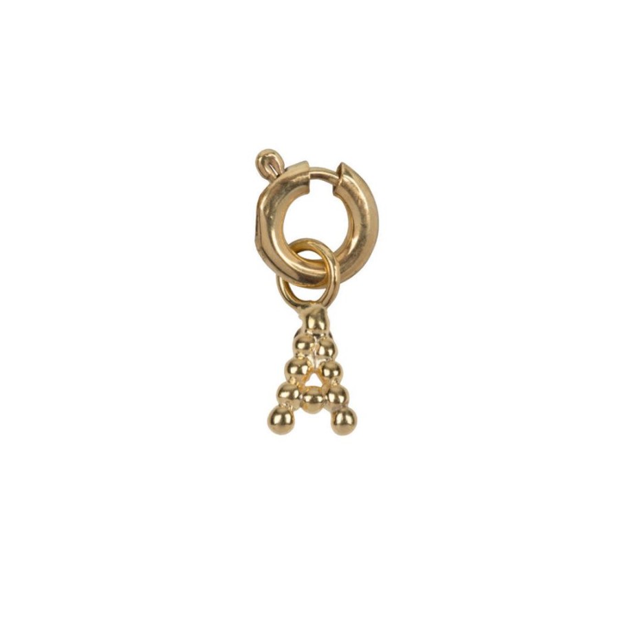 Sieraden Betty Bogaers | Bedel Letter Charm Gold A