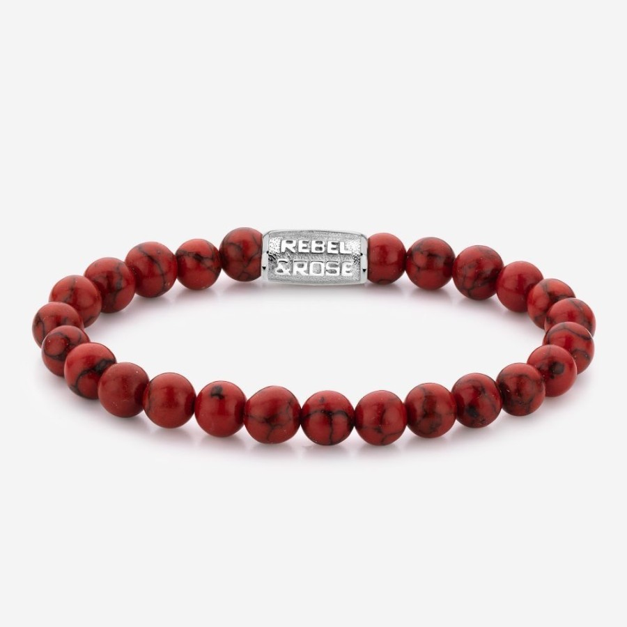 Sieraden Rebel & Rose | Red Delight - 8Mm