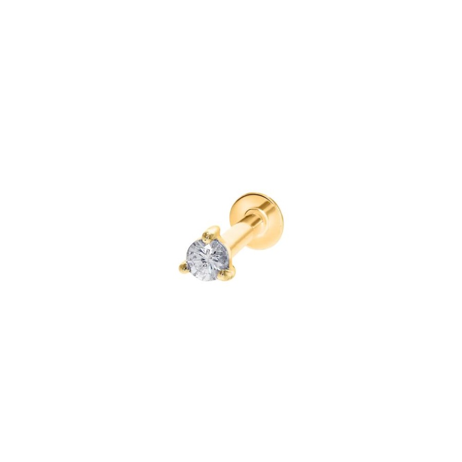 Sieraden Culet | Culet 0.03 Carat Brilliant Cut Piercing Gcj1293