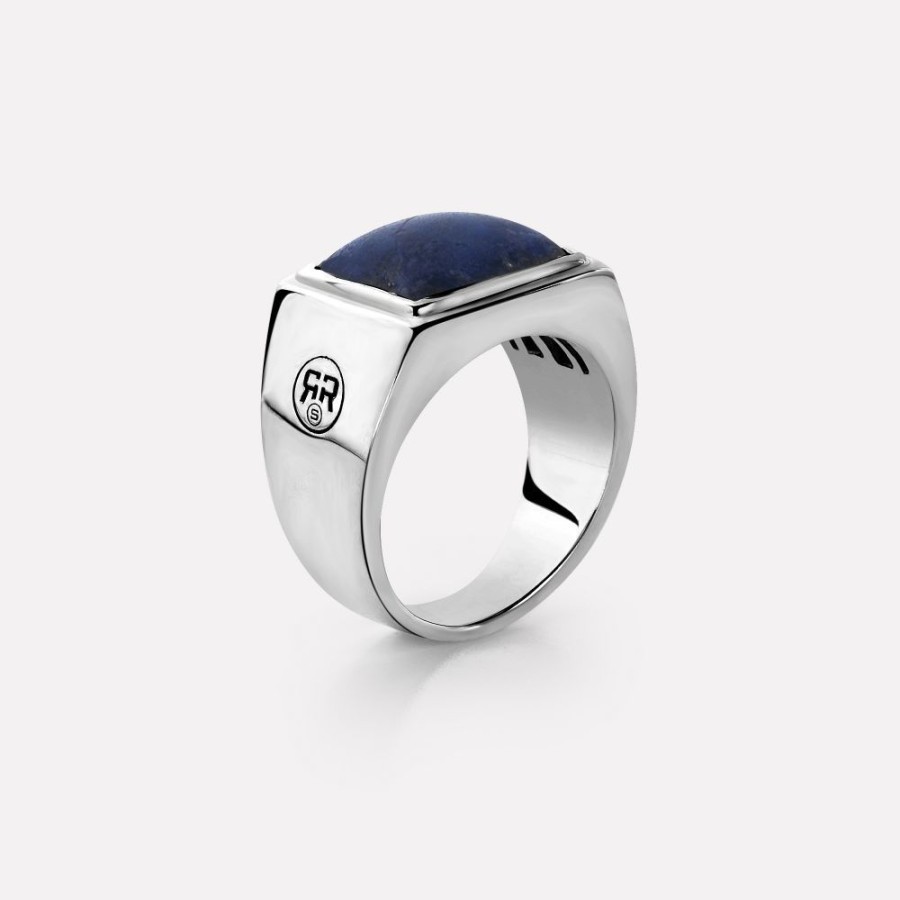 Sieraden Rebel & Rose | Ring Square Lapis