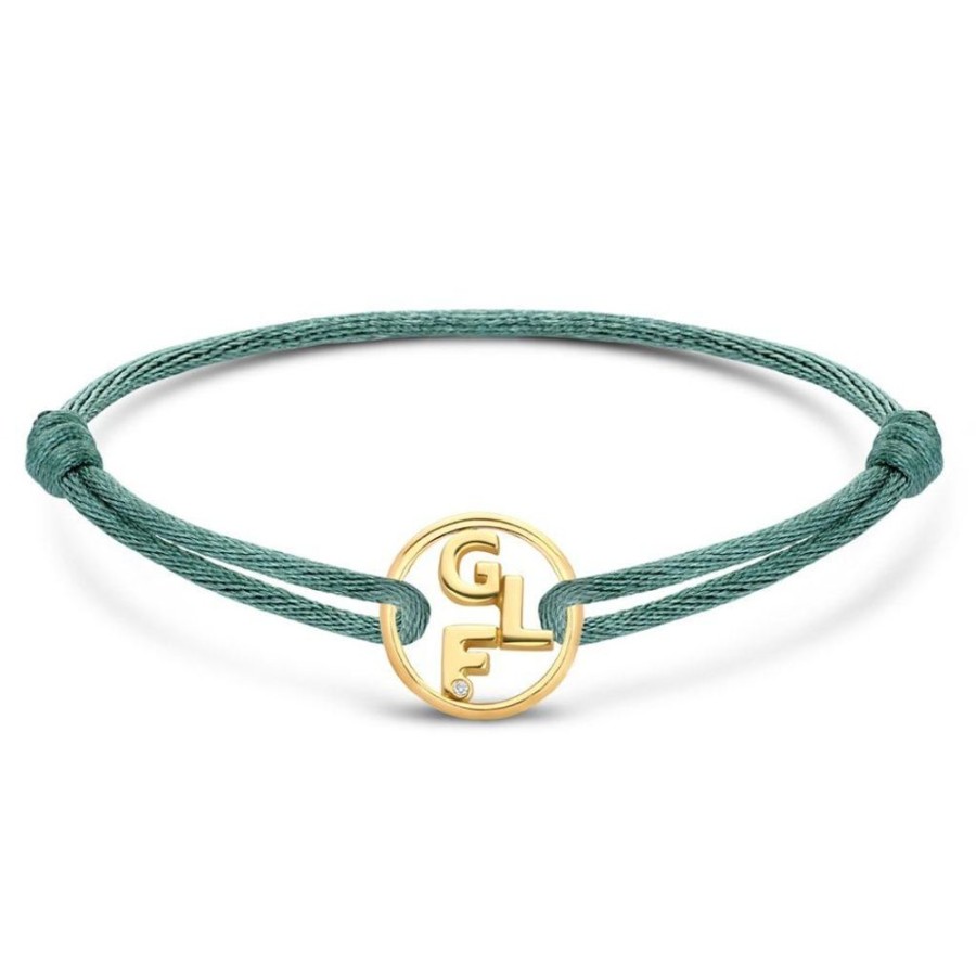 Sieraden Minitials | Minitials Ronde Twee Signature Een Blend Satijn Armband