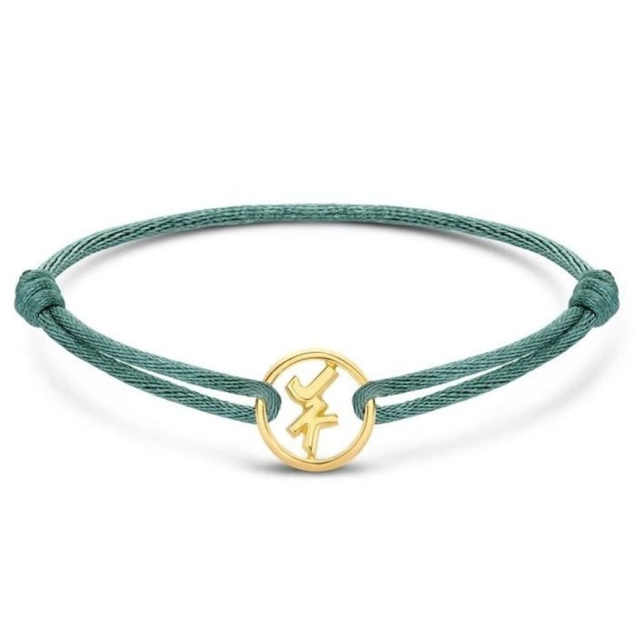 Sieraden Minitials | Minitials Ronde Twee Signature Satijn Armband