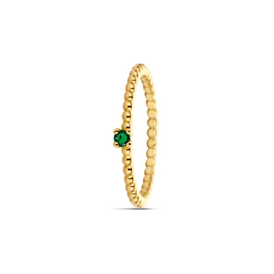 Sieraden Miss Spring | Miss Spring Ring Billie Small Smaragd Msr601 S-Sm