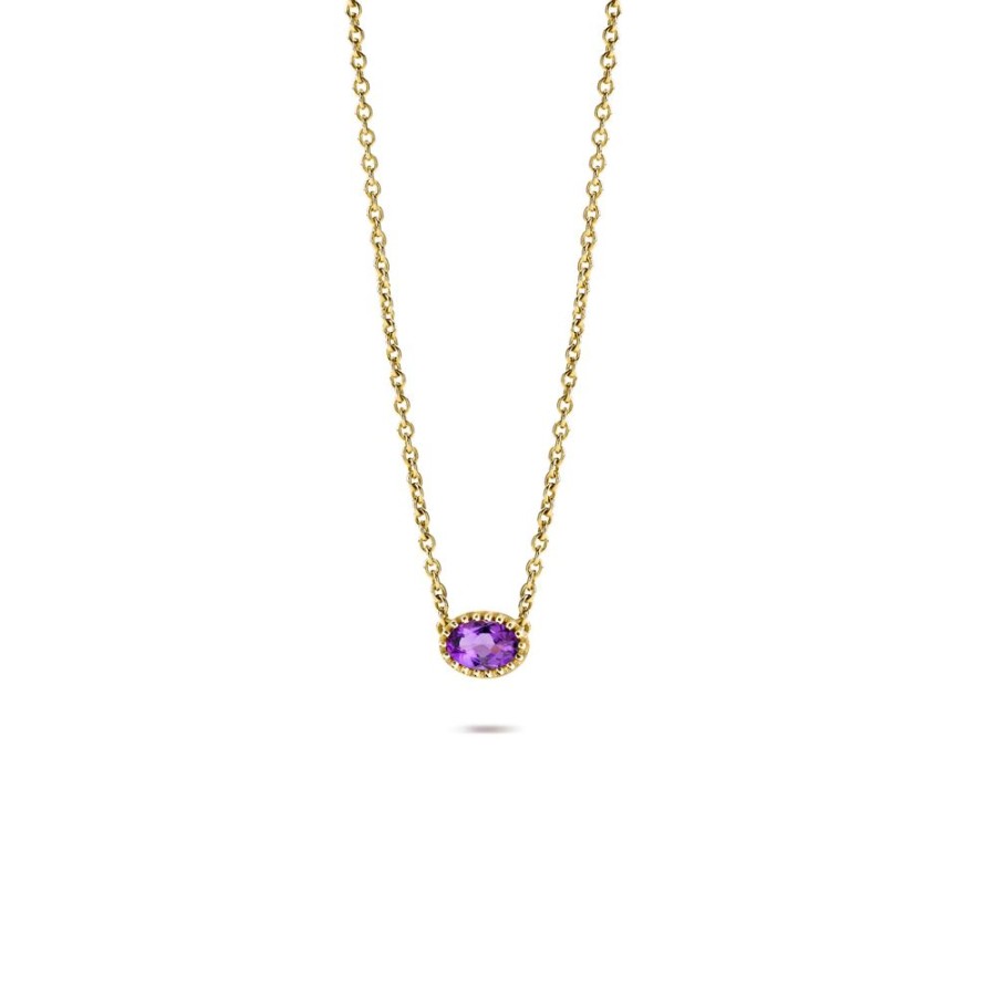 Sieraden Miss Spring | Miss Spring Collier Ma Petite Amethist Msc507-Am