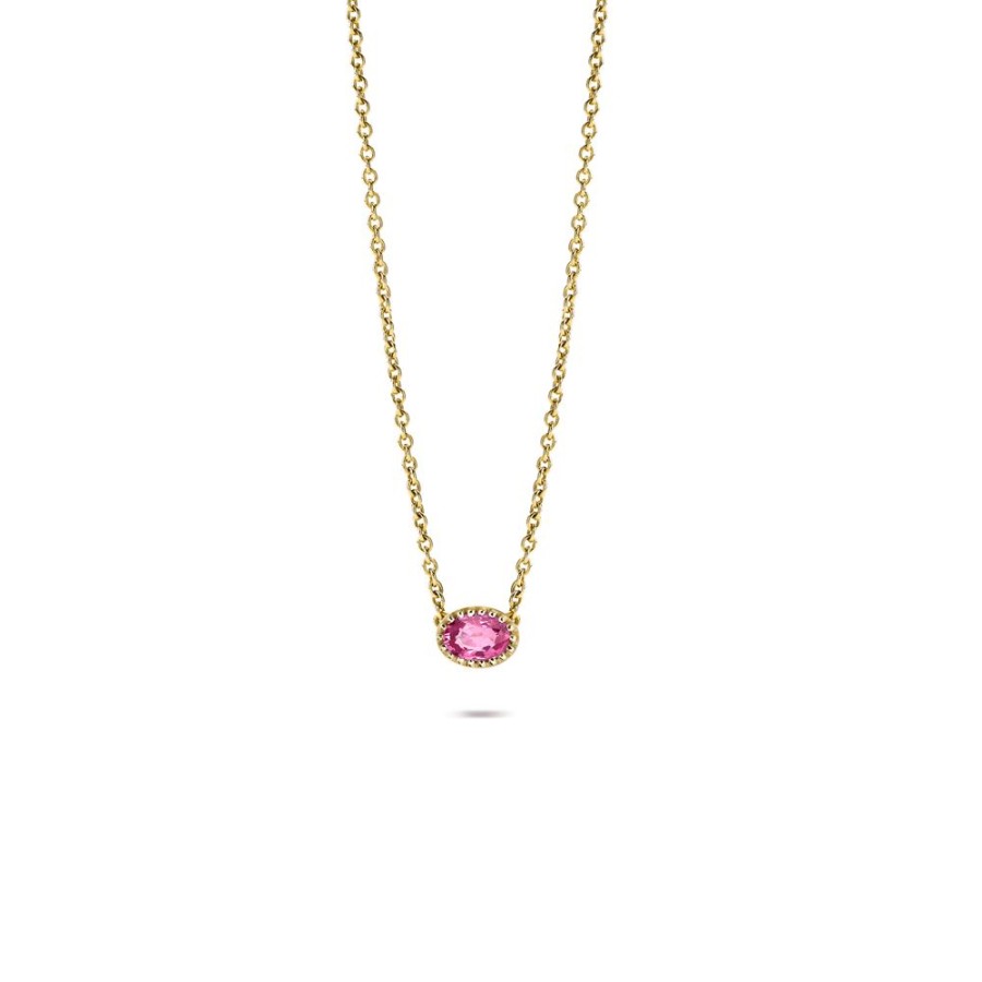 Sieraden Miss Spring | Miss Spring Collier Ma Petite Roze Toermalijn Msc507-Rt