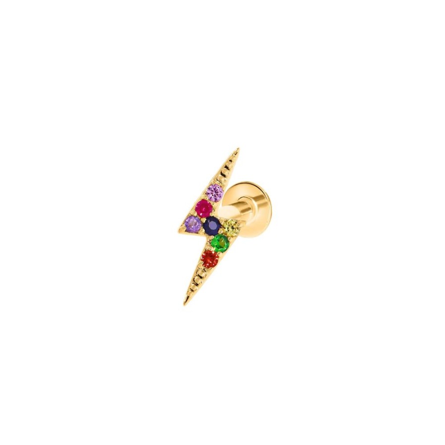 Sieraden Culet | Culet Rainbow Lightning Piercing Gcj1338