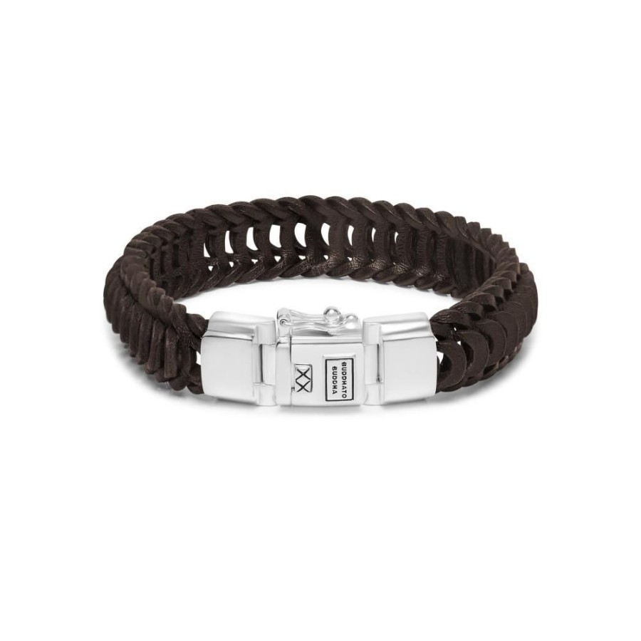 Sieraden Buddha to Buddha | Buddha To Buddha Armband 122Br Lars Leather Bracelet Brown