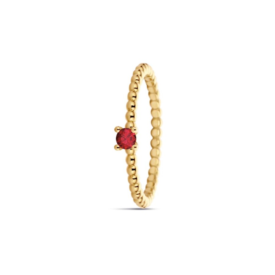 Sieraden Miss Spring | Miss Spring Ring Billie Large Robijn Msr601 L-Ro