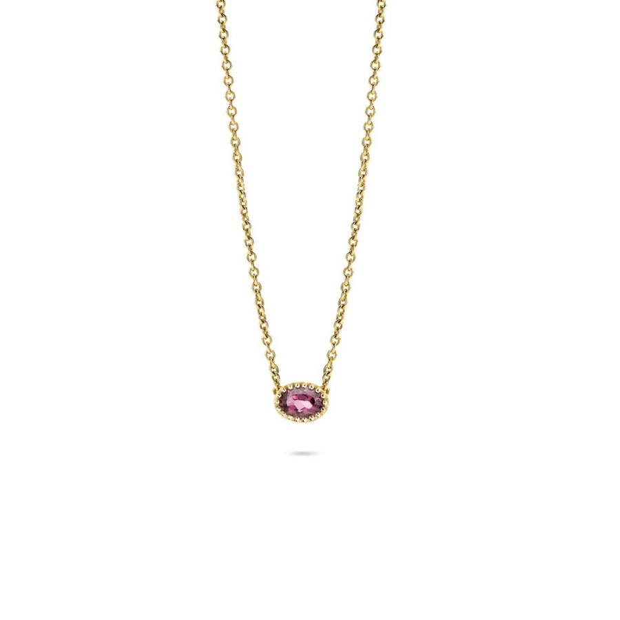 Sieraden Miss Spring | Miss Spring Collier Ma Petite Rhodoliet Msc507-Rh