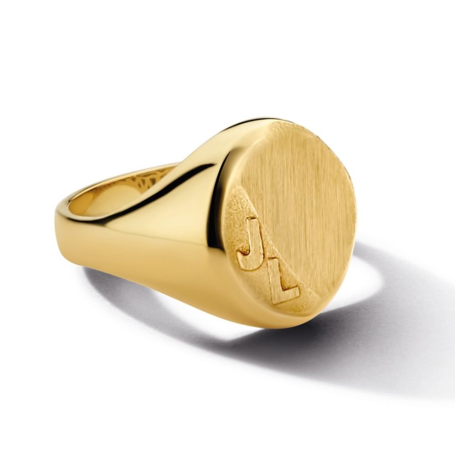 Sieraden Minitials | Minitials Fold Signet Ring