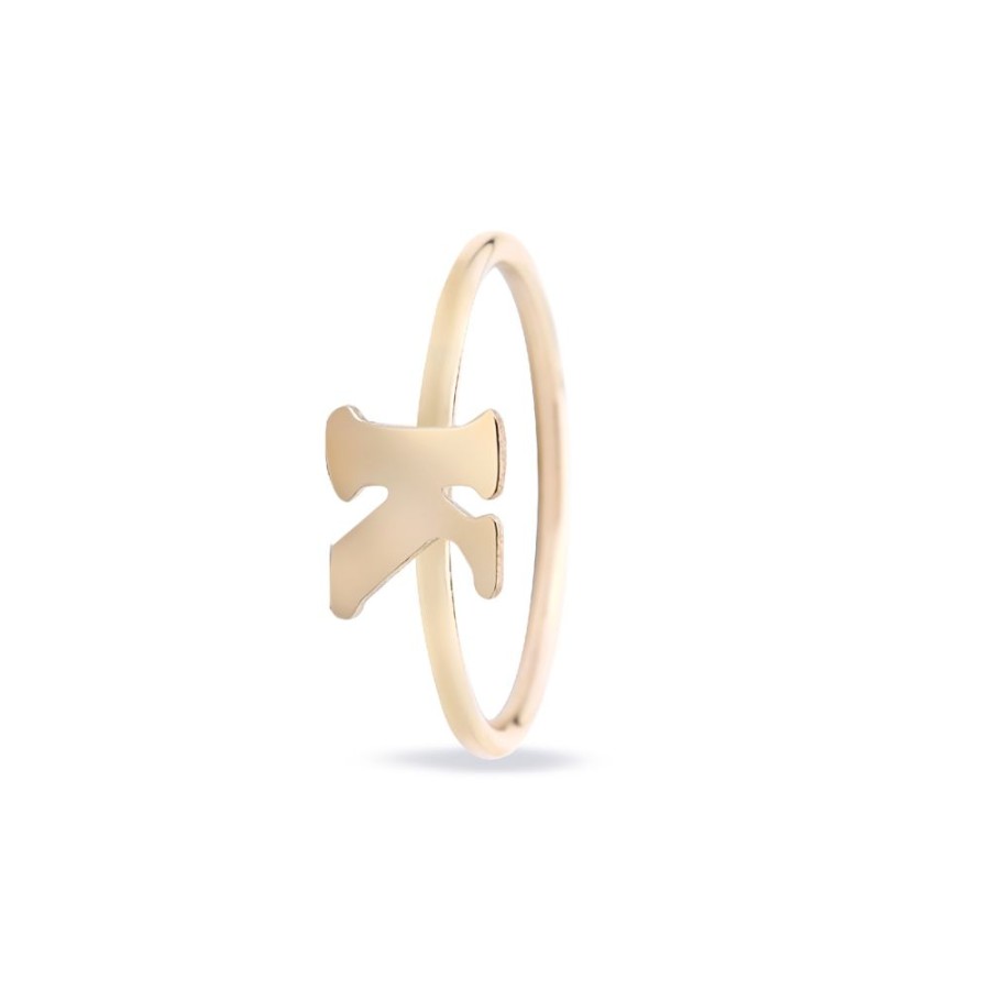 Sieraden Miss Spring | Miss Spring Ring Tiny Letter