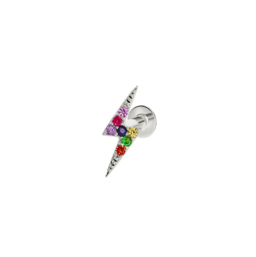 Sieraden Culet | Culet Rainbow Lightning Piercing Gcj1339