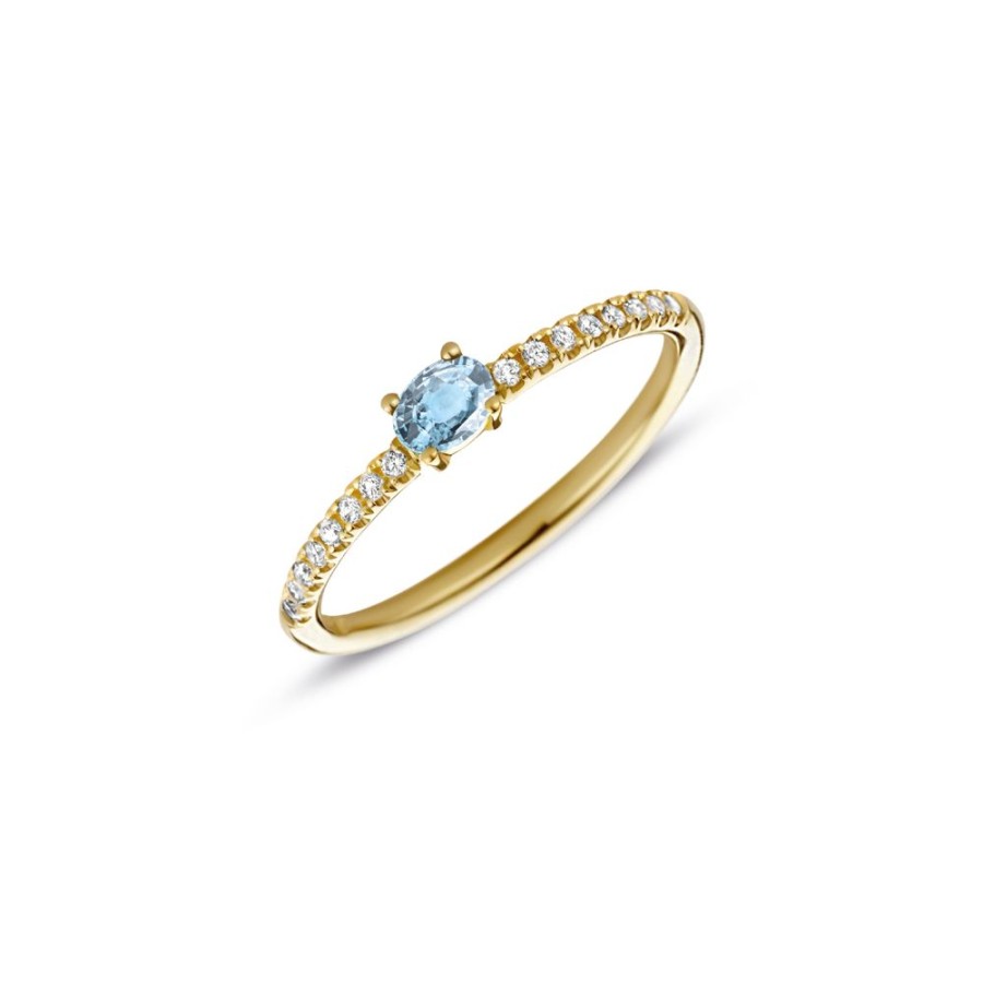 Sieraden Miss Spring | Miss Spring Ring Brilliantly Oval Aq Di