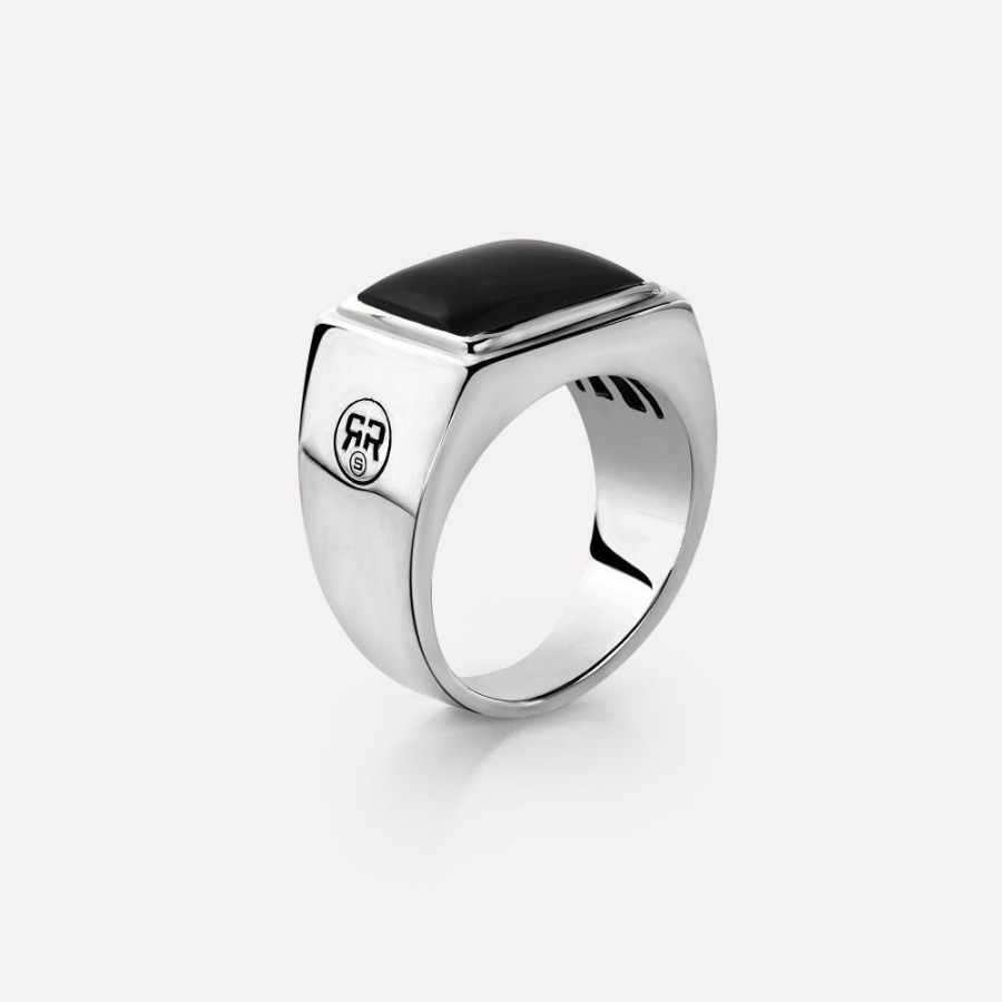 Sieraden Rebel & Rose | Ring Square Onix