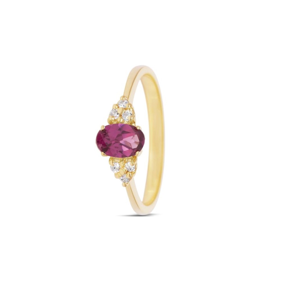 Sieraden Miss Spring | Miss Spring Ring Hannah Rhodoliet Msr584-Rh