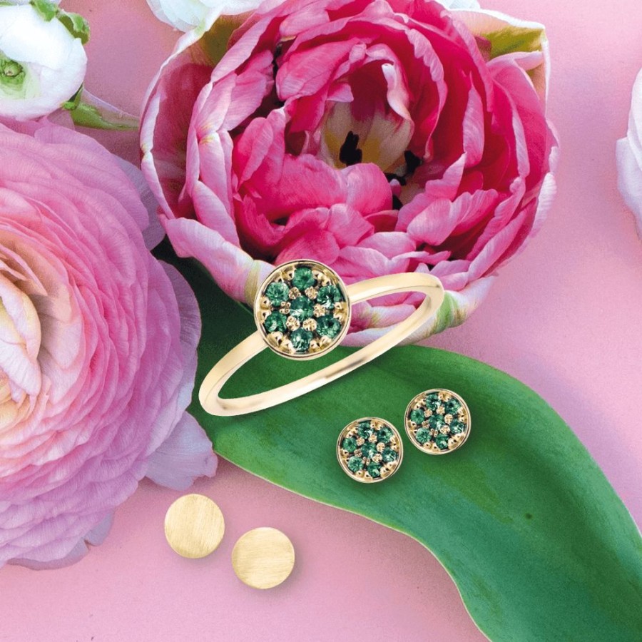 Sieraden Miss Spring | Miss Spring Ring Disc Tsavoriet