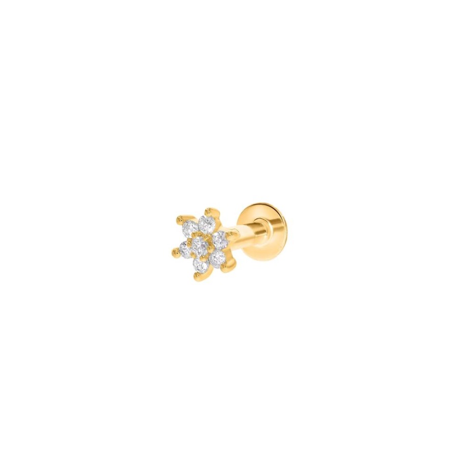 Sieraden Culet | Culet Mini Floral Piercing Gcj1255