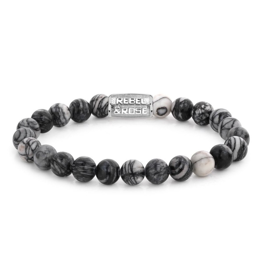 Sieraden Rebel & Rose | Black Wolf - 8Mm